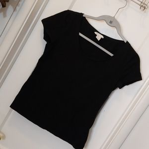 Basic black tee